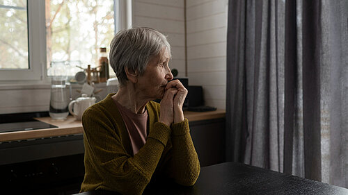 Pensioner feeling apprehensive